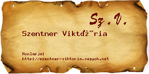 Szentner Viktória névjegykártya