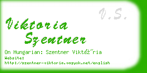 viktoria szentner business card